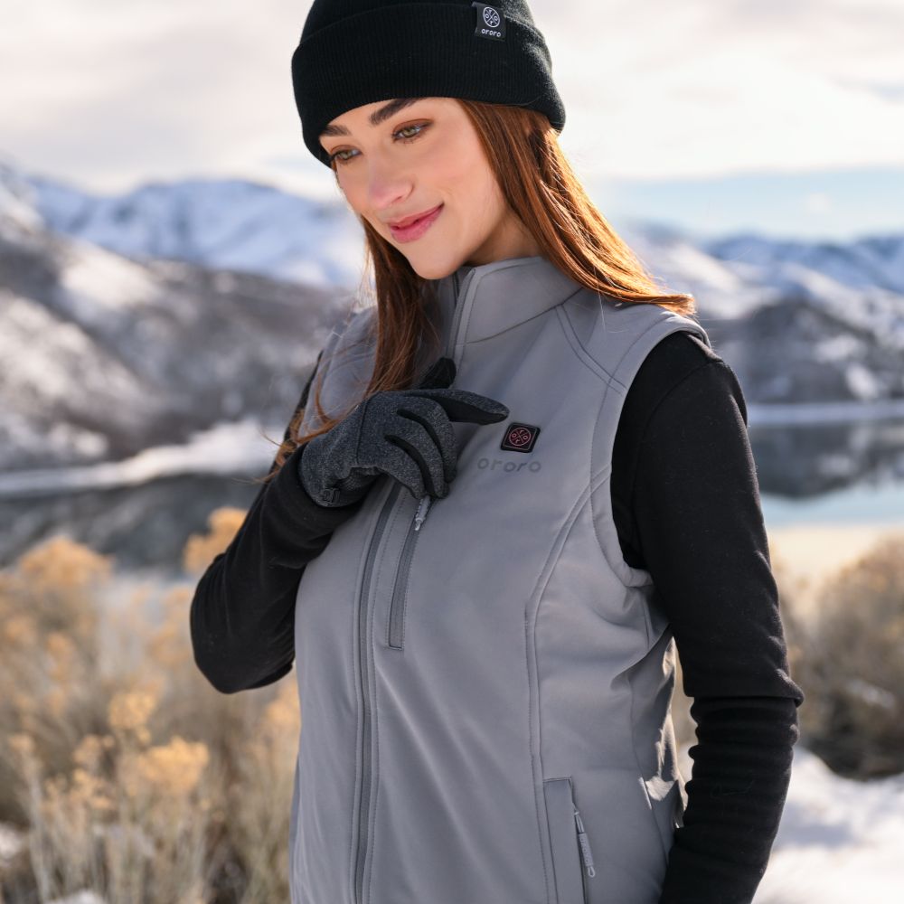 ORORO Women's Heated Gilet with Power Bank ORORO Women's Heated Gilet with Power Bank