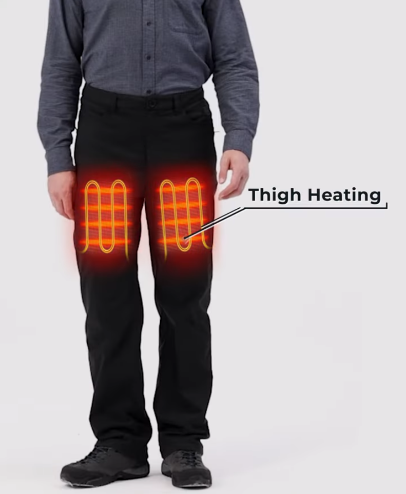 Hudson Men's Heated Casual Pants, Thumbnail 3