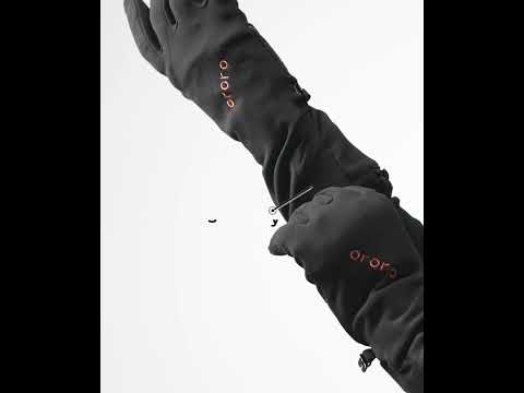 Glasgow Unisex Heated Liner Gloves - Black, Gallery 3