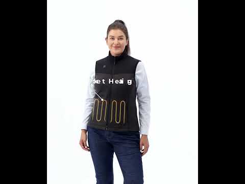 Augusta Women's Heated Sweater Fleece Vest, Thumbnail 3