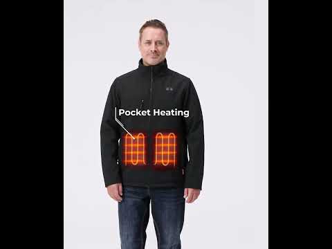 Maverick SureWarm® Men's 6-Zone Dual-Control Heated Softshell Jacket, Thumbnail 3