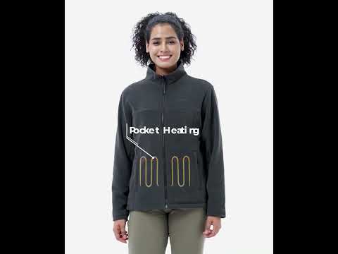 River Ridge Women's  3-in-1 Heated Jacket with Fleece Liner, Thumbnail 11