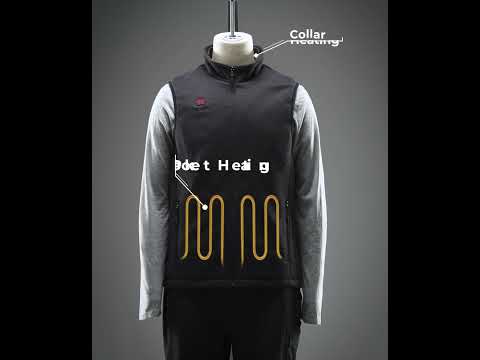 Augusta Tournament Men's 4-Zone Heated Sweater Fleece Vest, Thumbnail 3