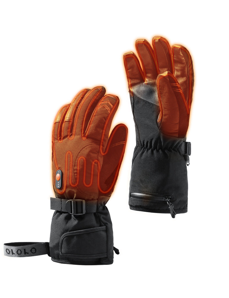 Calgary Unisex Heated Gloves 2.0 - Black M