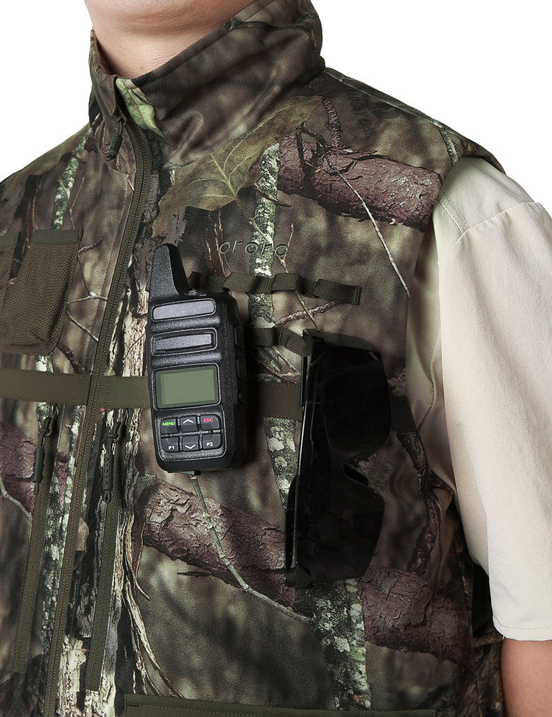 Men's Camo Heated Hunting Vest with Multi-Pockets