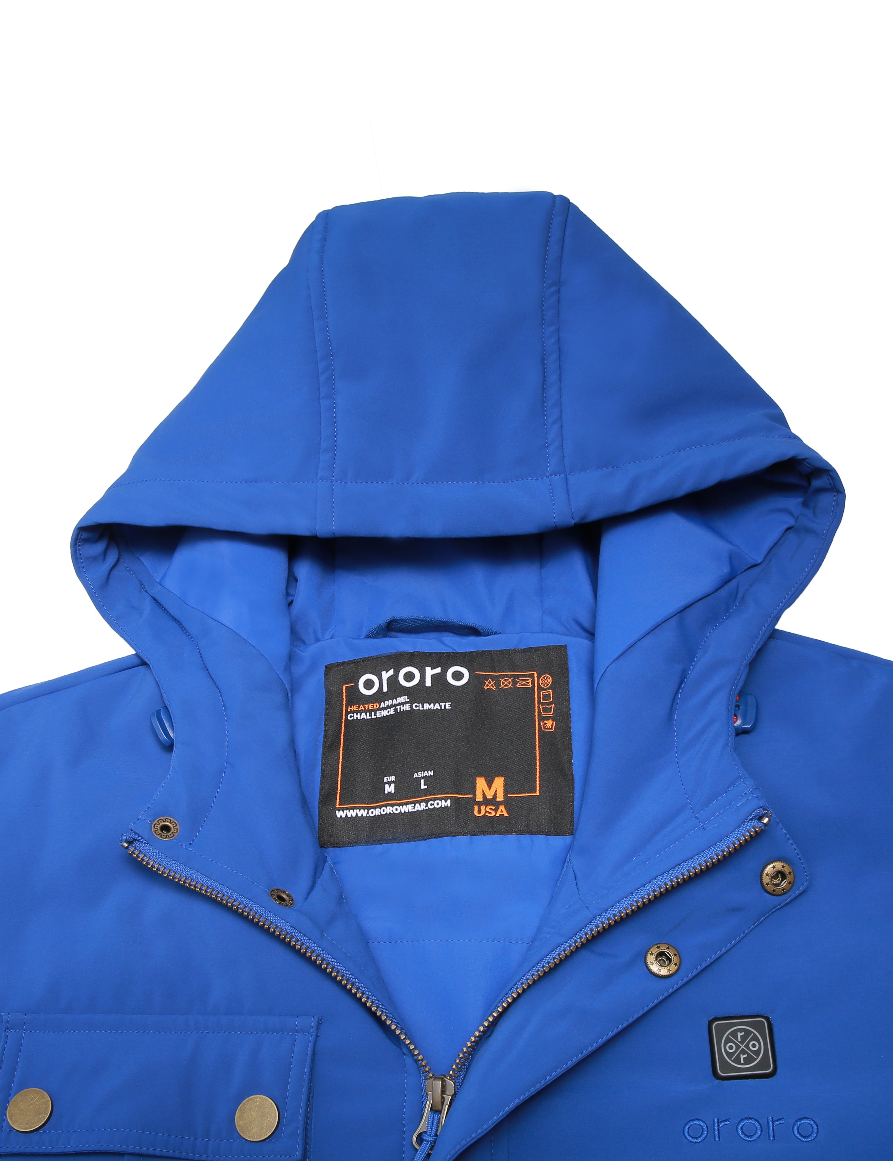 Veste chauffante à capuche pour hommes, Thumbnail 3