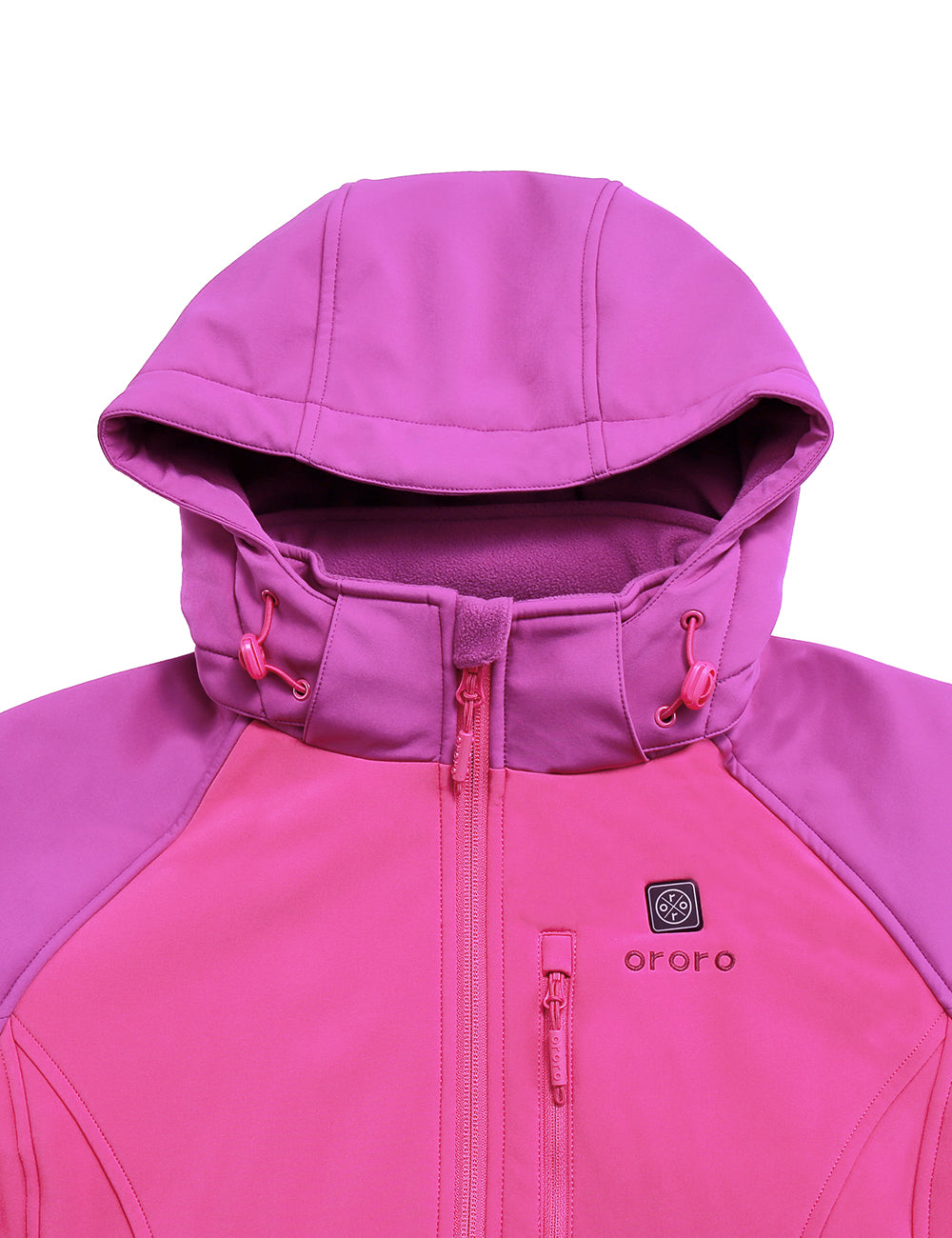 Women's Heated Jacket - Pink & Purple, Thumbnail 5