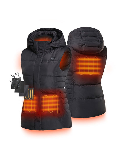 (Open-box) Women's Heated Down Vest - Slim Fit ,view 1