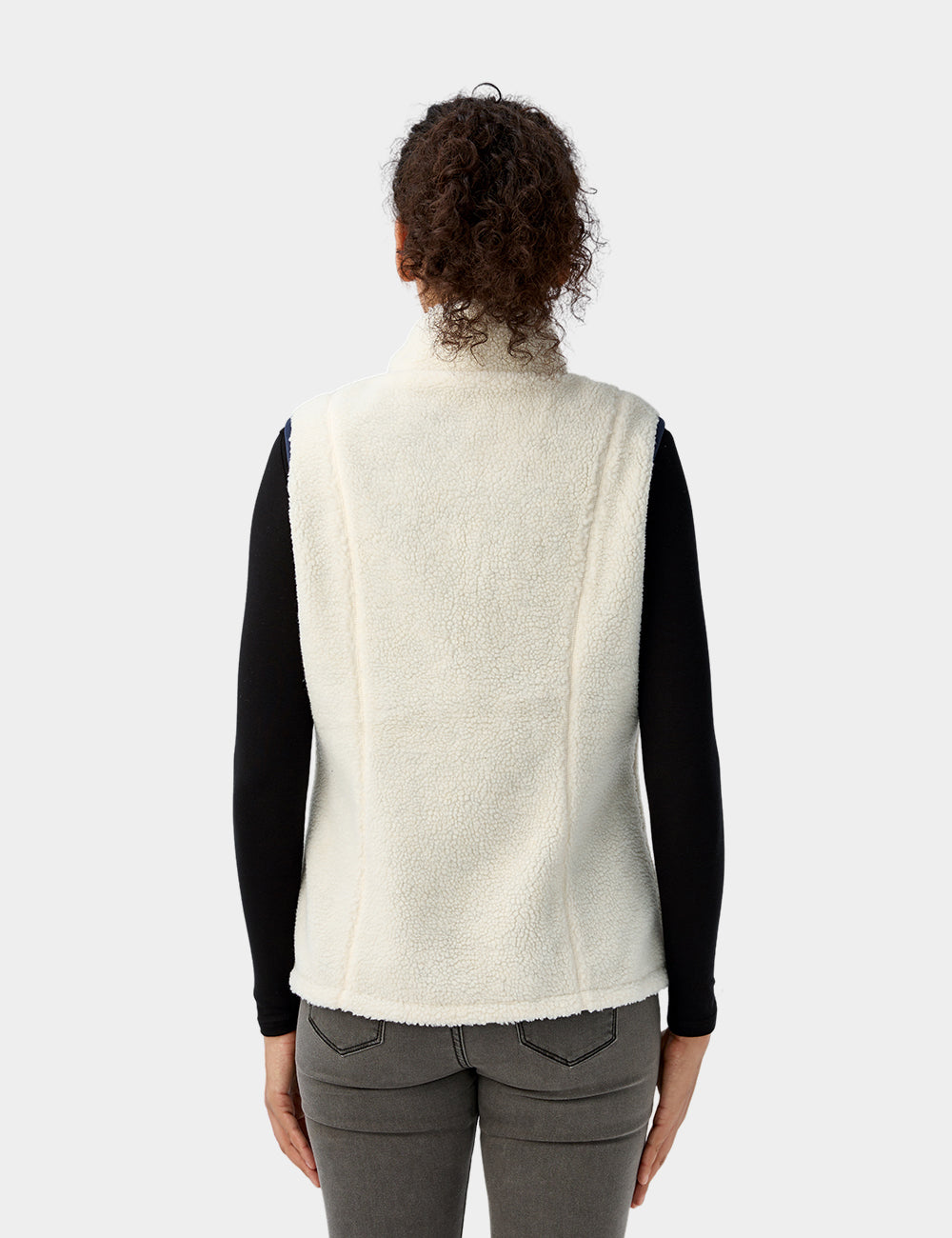 Women's Heated Recycled Fleece Vest, Thumbnail 17