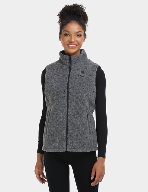 Men's Heated REPREVE® Recycled Fleece Vest ,view 1