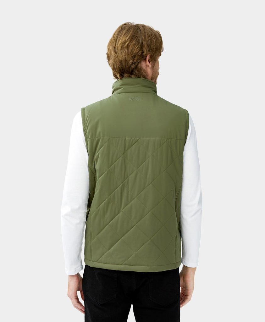 Men's Heated Quilted Vest, 4 Heating Zones