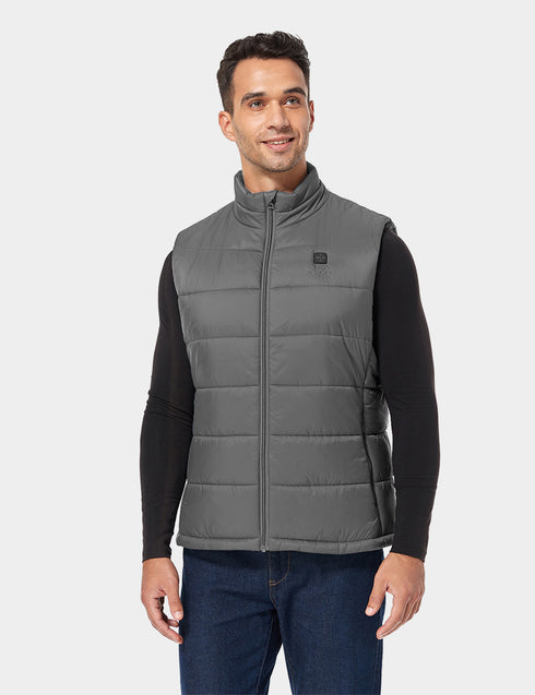 Men's Classic Heated Vest - Earth Gray ,view 1