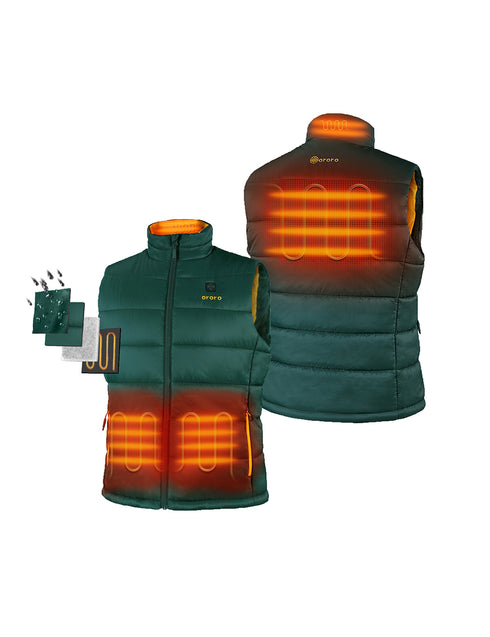 Left & Right Pocket, Mid Back and Collar Heating ,view 2