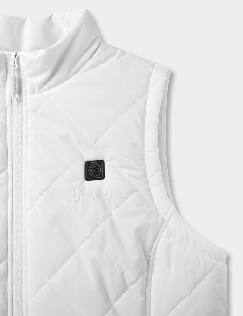 ORORO Women's Heated Liner Vest - 4 Heat Zones With Battery Pack (Charger Not Included)