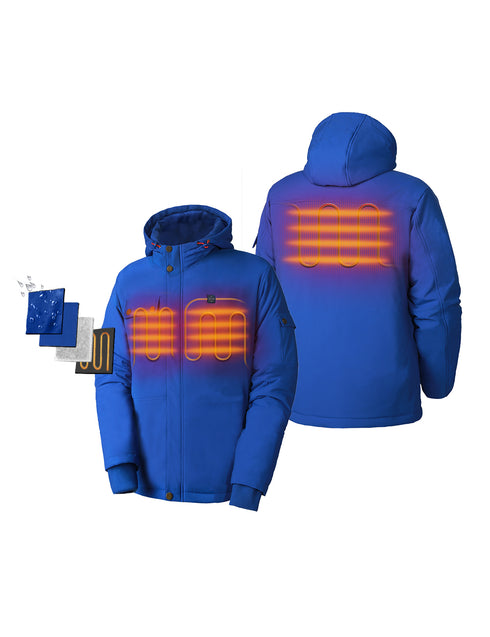 Men's Heated Hooded Jacket ,view 2