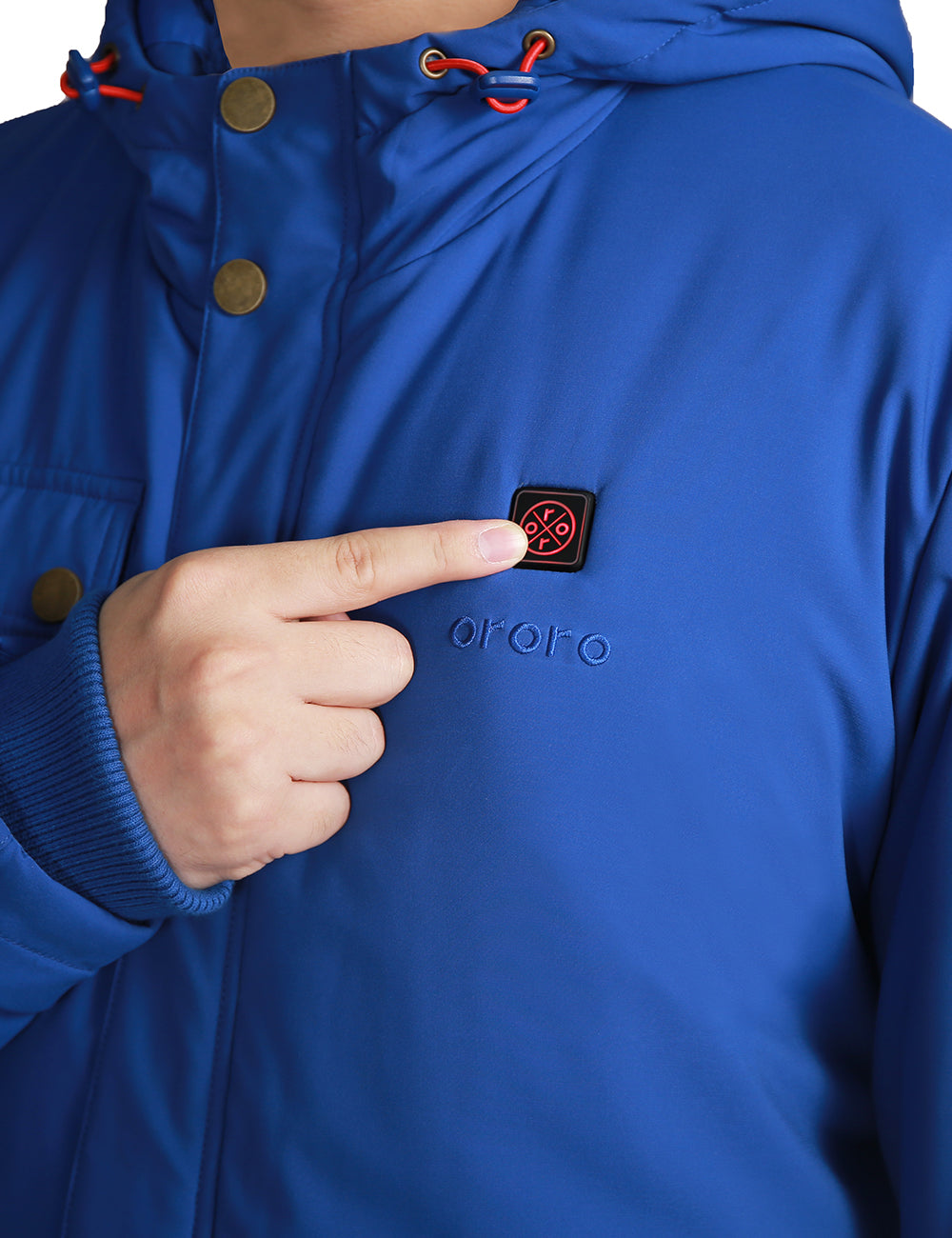 Veste chauffante à capuche pour hommes, Thumbnail 7