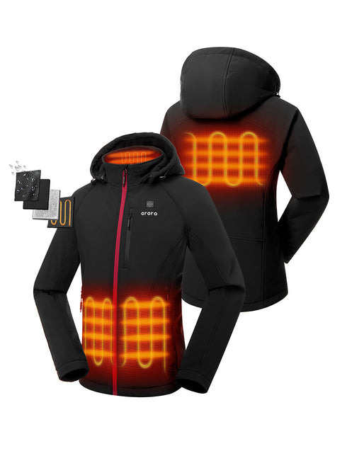 Left & Right Pocket, Mid Back and Collar Heating ,view 2