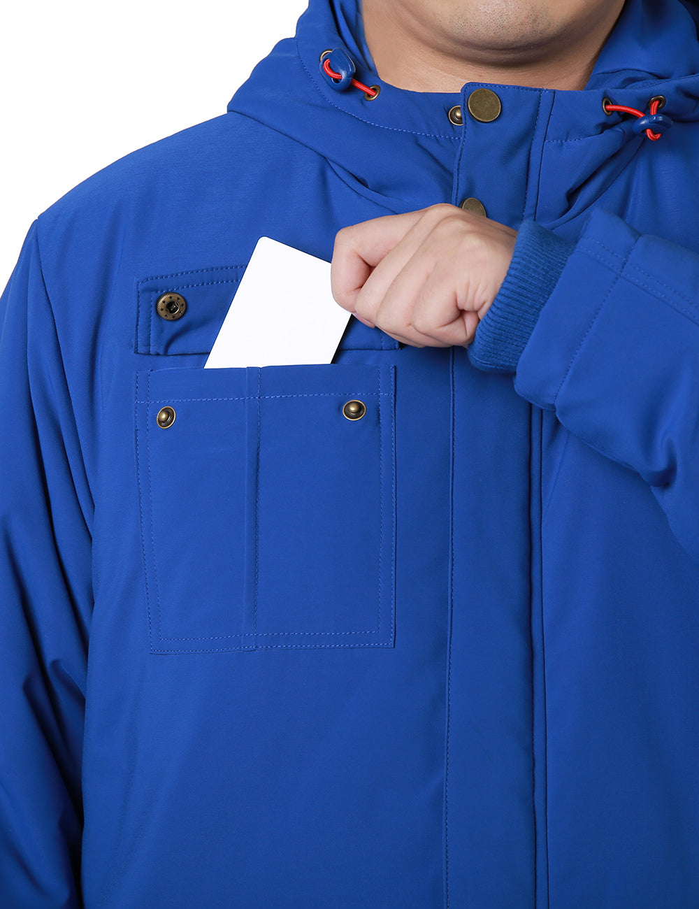Veste chauffante à capuche pour hommes, Thumbnail 10