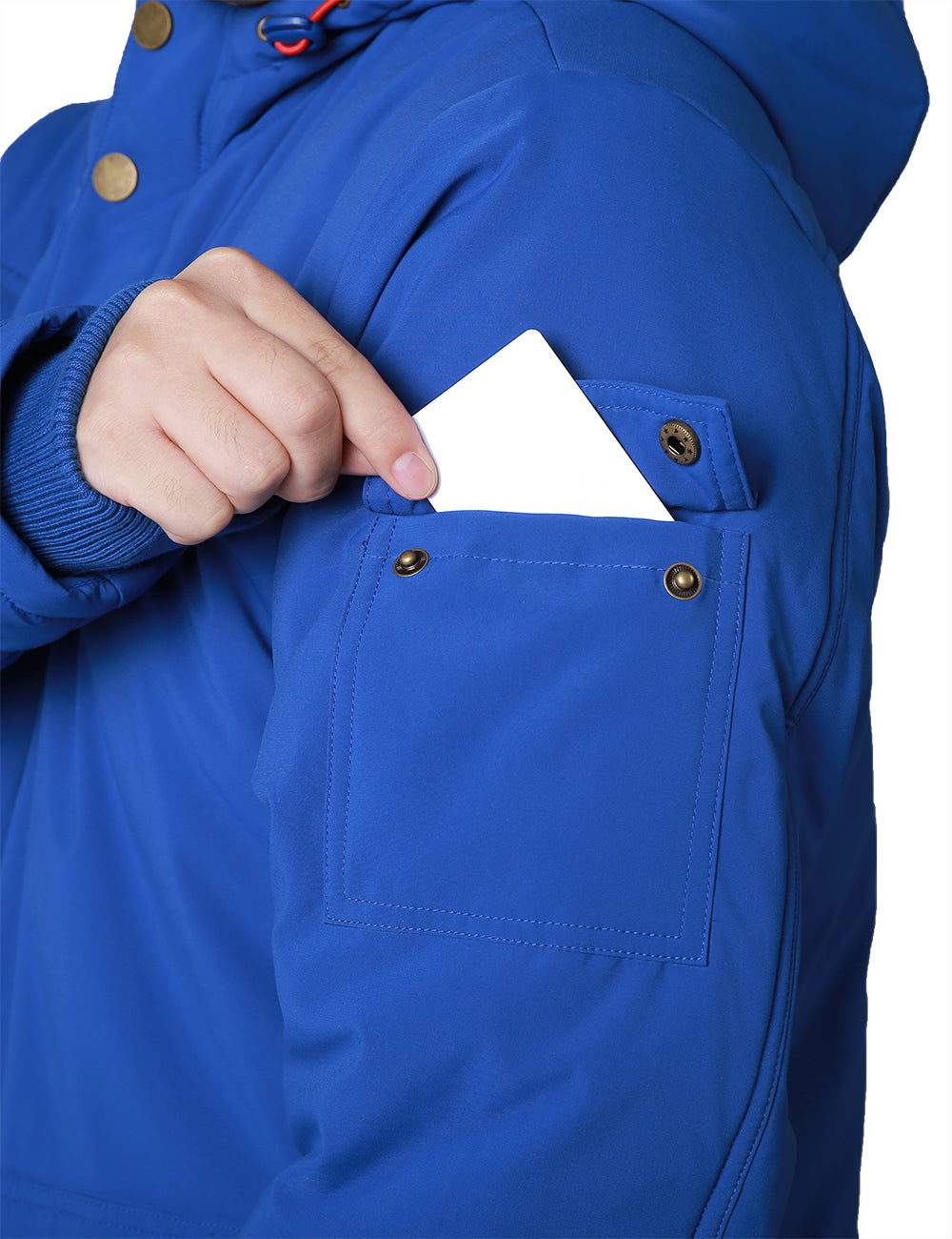 Veste chauffante à capuche pour hommes, Thumbnail 11