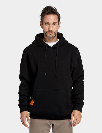 Unisex Heated Pullover Hoodie with Heating on Chest