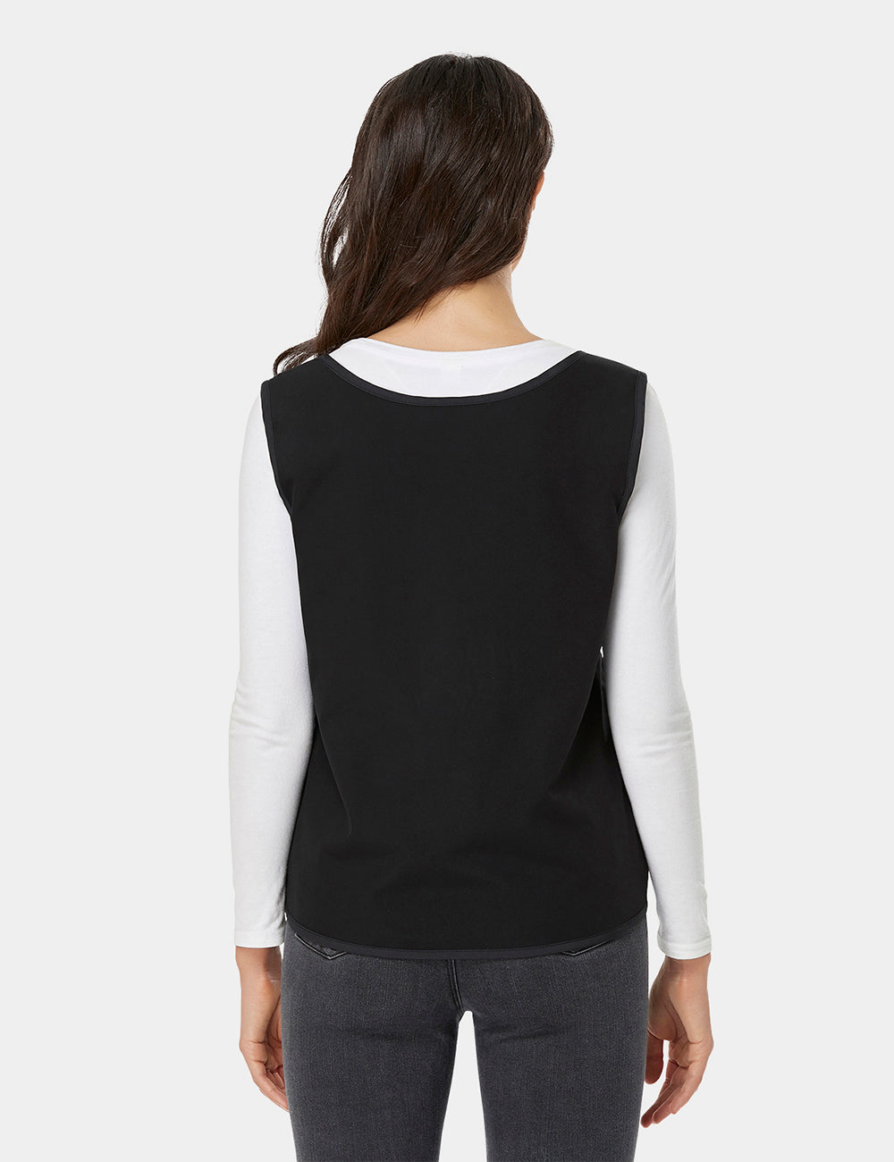 Unisex Adjustable Heated Vest - Black, Thumbnail 7