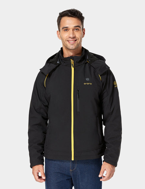 Men's Classic Heated Jacket - Black & Gold ,view 1