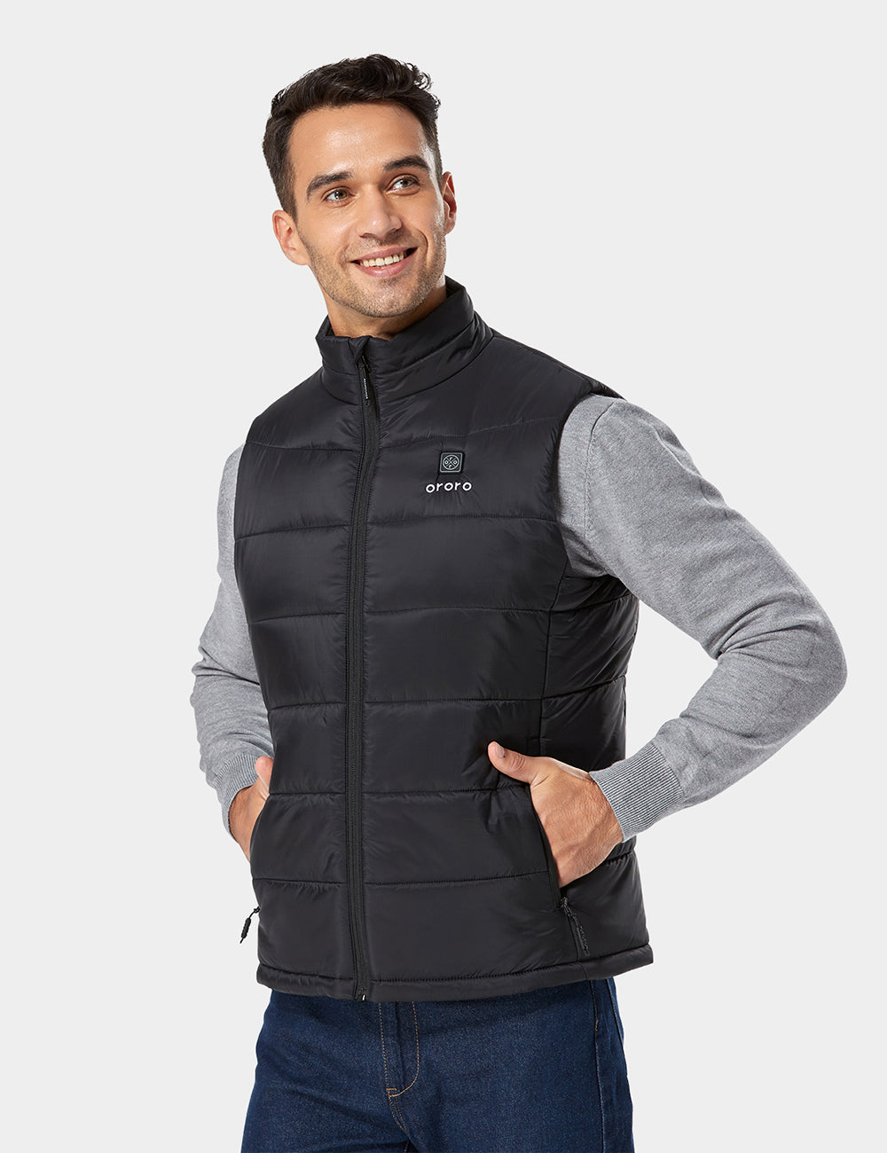Bundle Deal - Men's Classic Heated Vest & Extra Mini 5K Battery, Thumbnail 3
