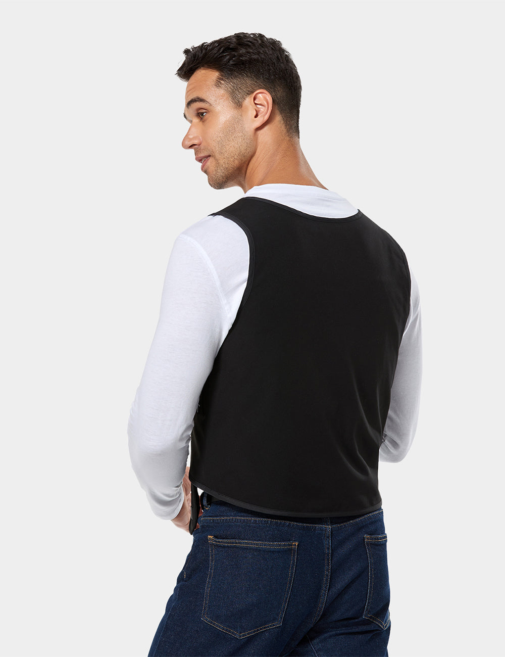 Unisex Adjustable Heated Vest - Black, Thumbnail 5