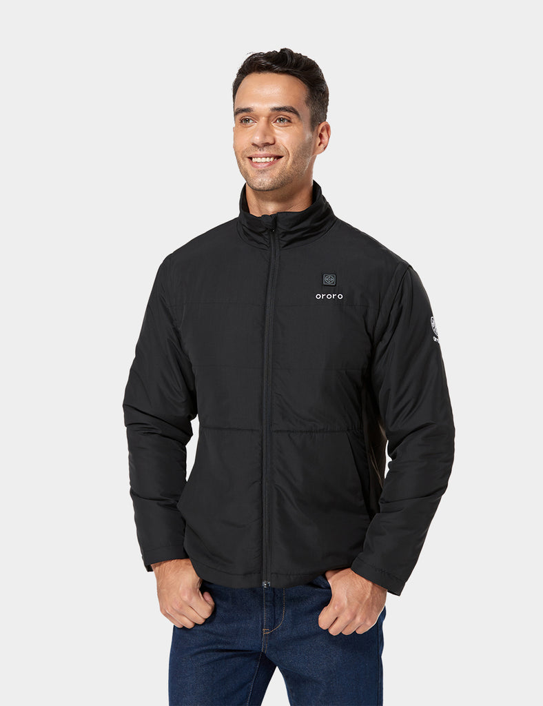 Zip off sales sleeve golf jacket