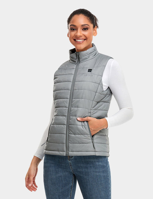 (Open-box) Women's Classic Heated Vest - Gray ,view 2