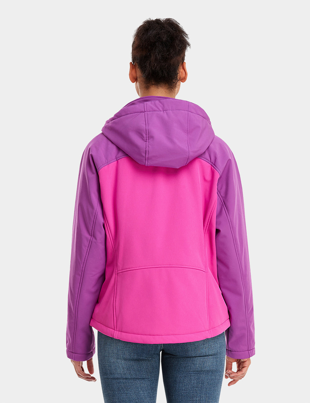 Women's Heated Jacket - Pink & Purple, Thumbnail 4