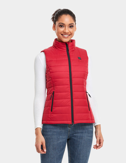 Women's Classic Heated Vest - Red ,view 1