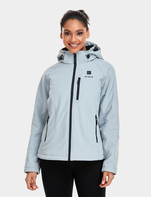 (Open-box) Women's Heated Jacket (3 Heating Zones) - Sharkskin Gray ,view 2