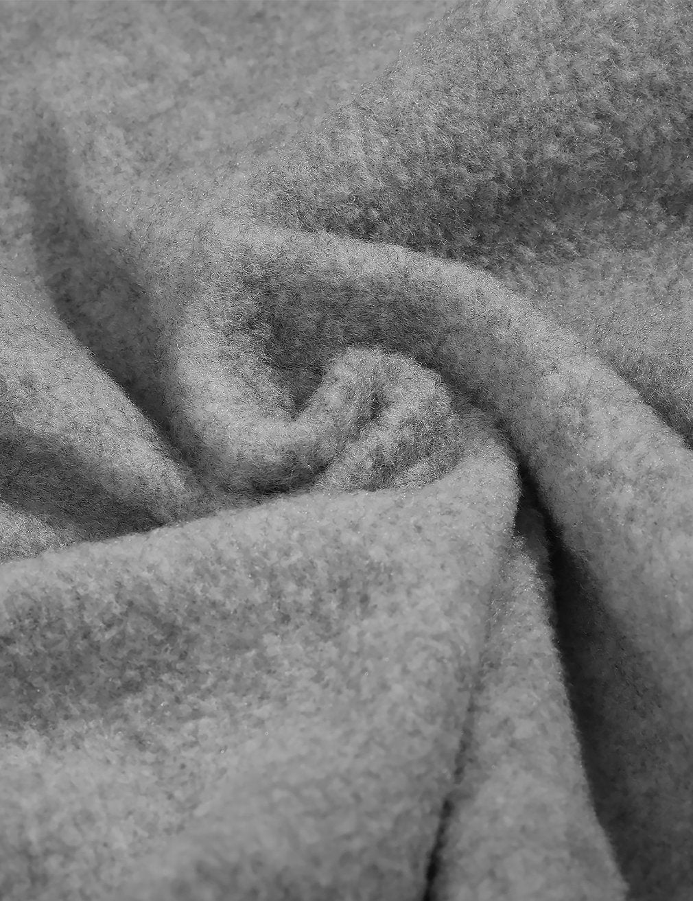 (Open-box) Unisex Heated Fleece Hoodie - Flecking Gray