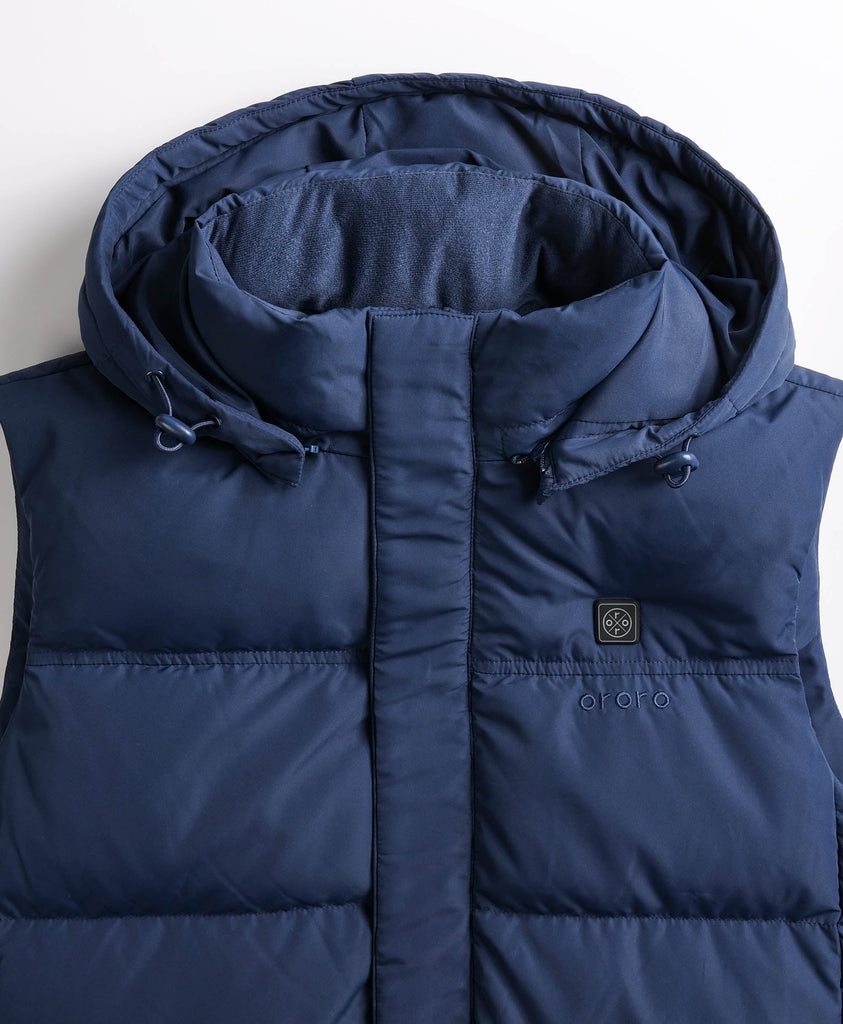 Men's Heated Down Vest ororo® ororo Canada