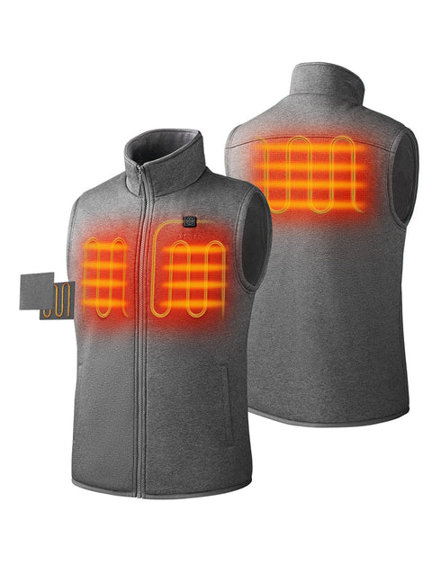 Upper back, Left & Right Chest Heating ,view 1