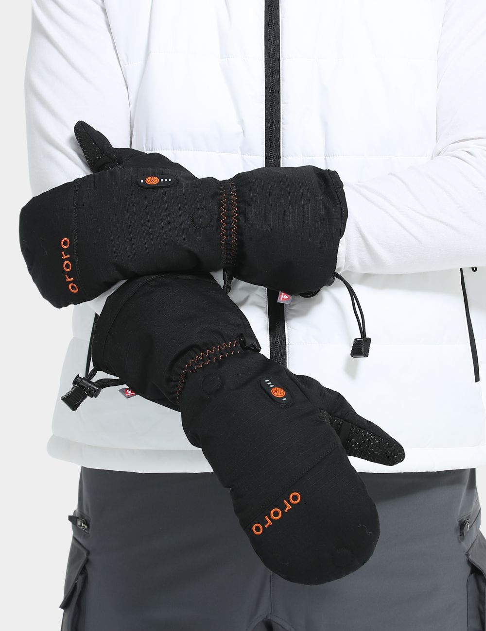 Fargo Unisex Heated Flip Top Mittens, Thumbnail 4