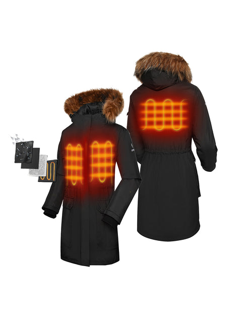 (Open-box) Women's Heated Thermolite® Parka - Black ,view 1